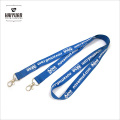 Siebdruck-Kartenhalter Lanyard mit zwei Clips